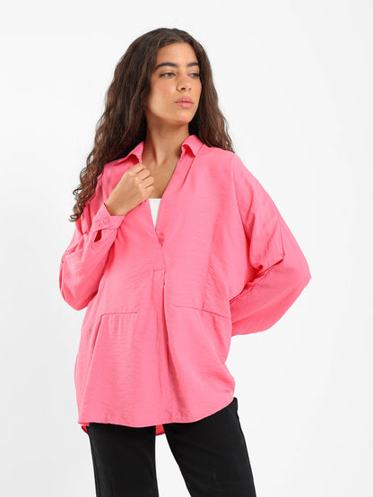 Front Pleated Blouse