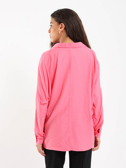 Front Pleated Blouse