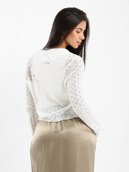 Front-Tie Cardigan