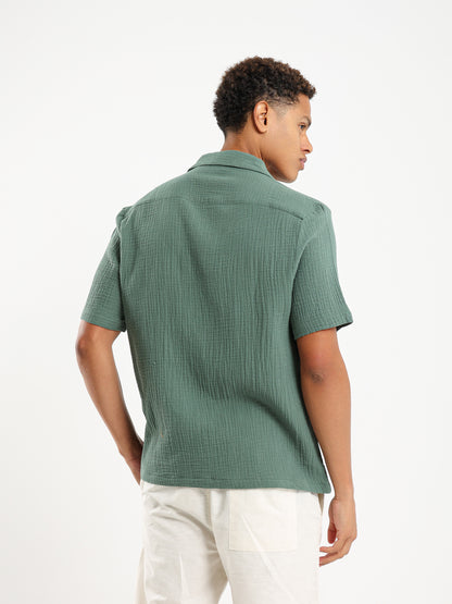 Relaxed Fit Textured Shirt