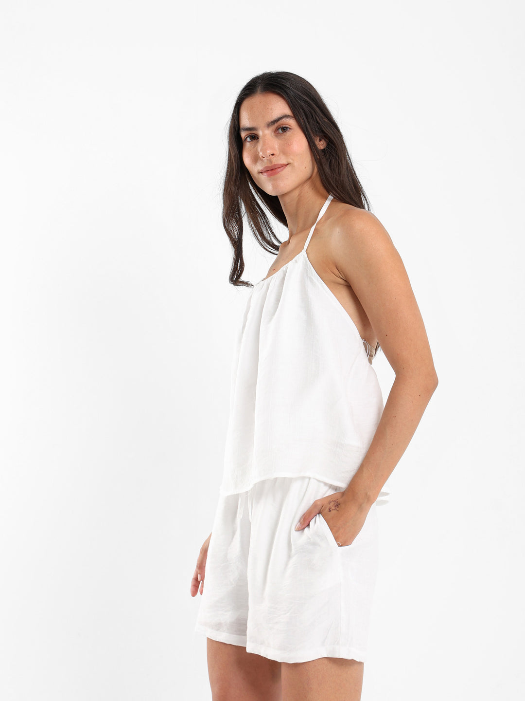 Puffy Backless Top