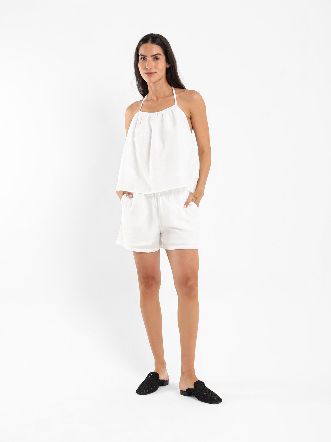 Puffy Backless Top