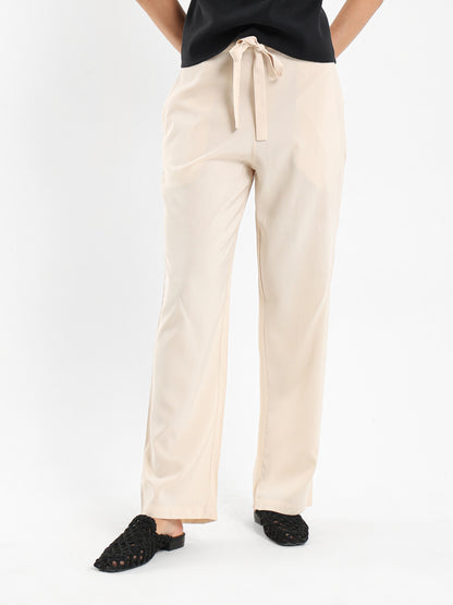 Straight-Leg Drawstring Pants