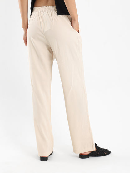Straight-Leg Drawstring Pants