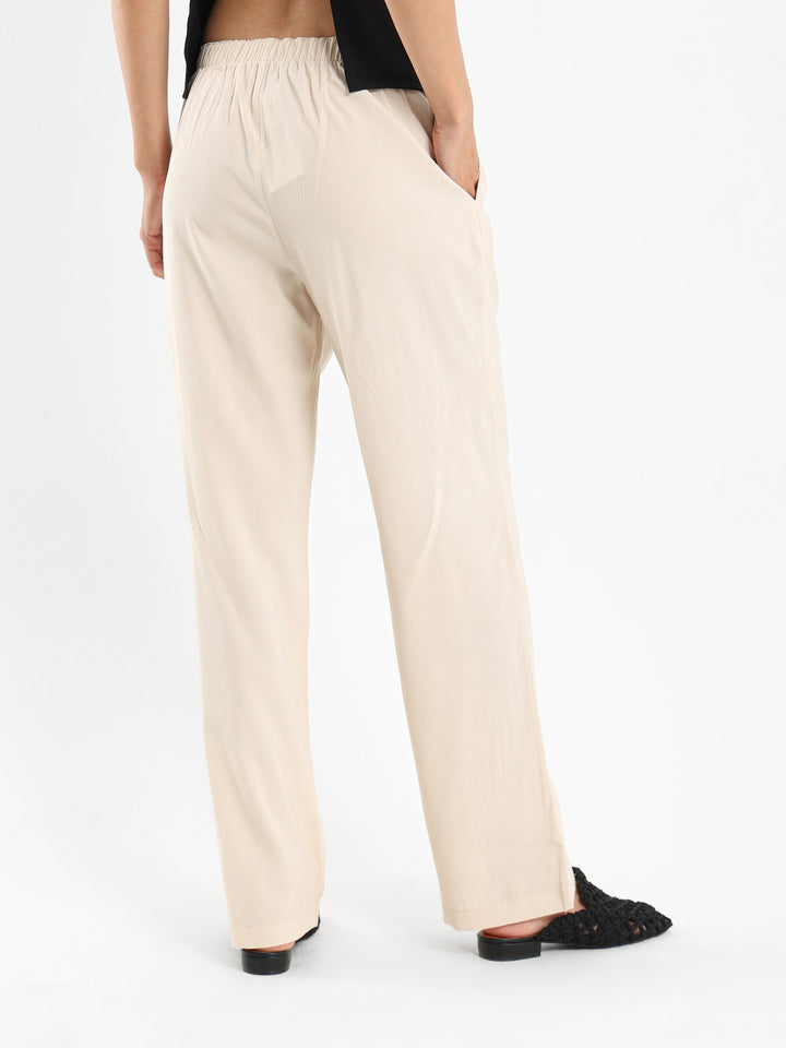 Straight-Leg Drawstring Pants