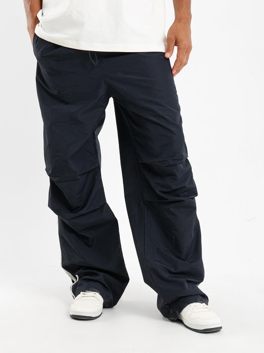 Woven Pants With Side Stripes
