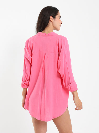 Oversized Linen Shirt