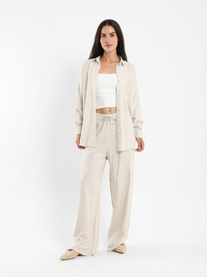 Oversized Linen Shirt