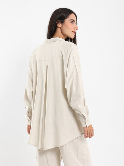 Oversized Linen Shirt