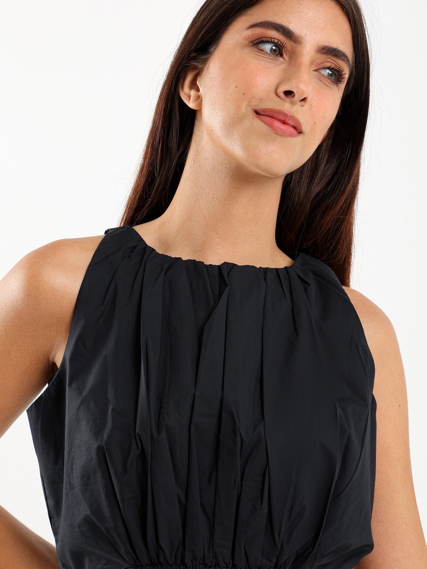 Boat Neck Cropped Top