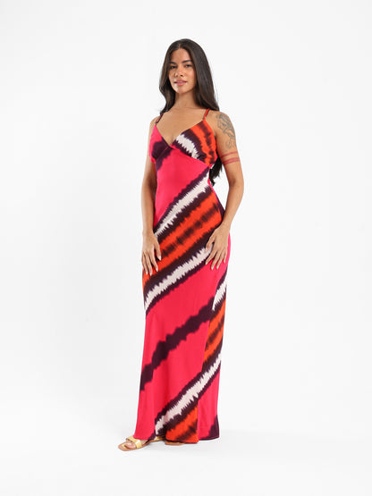 Strapless V-Neck Dress