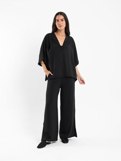 Loose Wrinkled Blouse