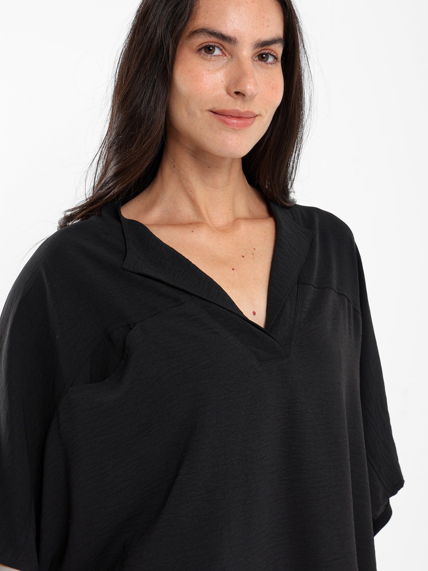 Loose Wrinkled Blouse
