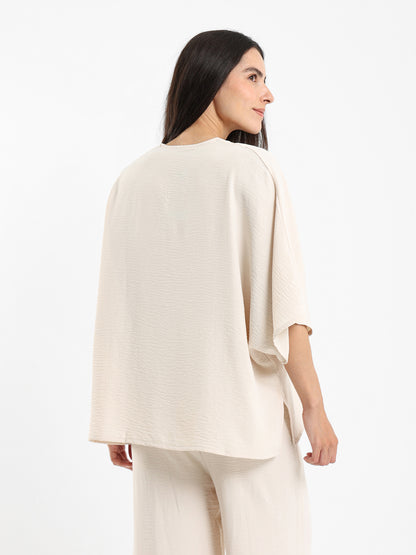 Loose Wrinkled Blouse