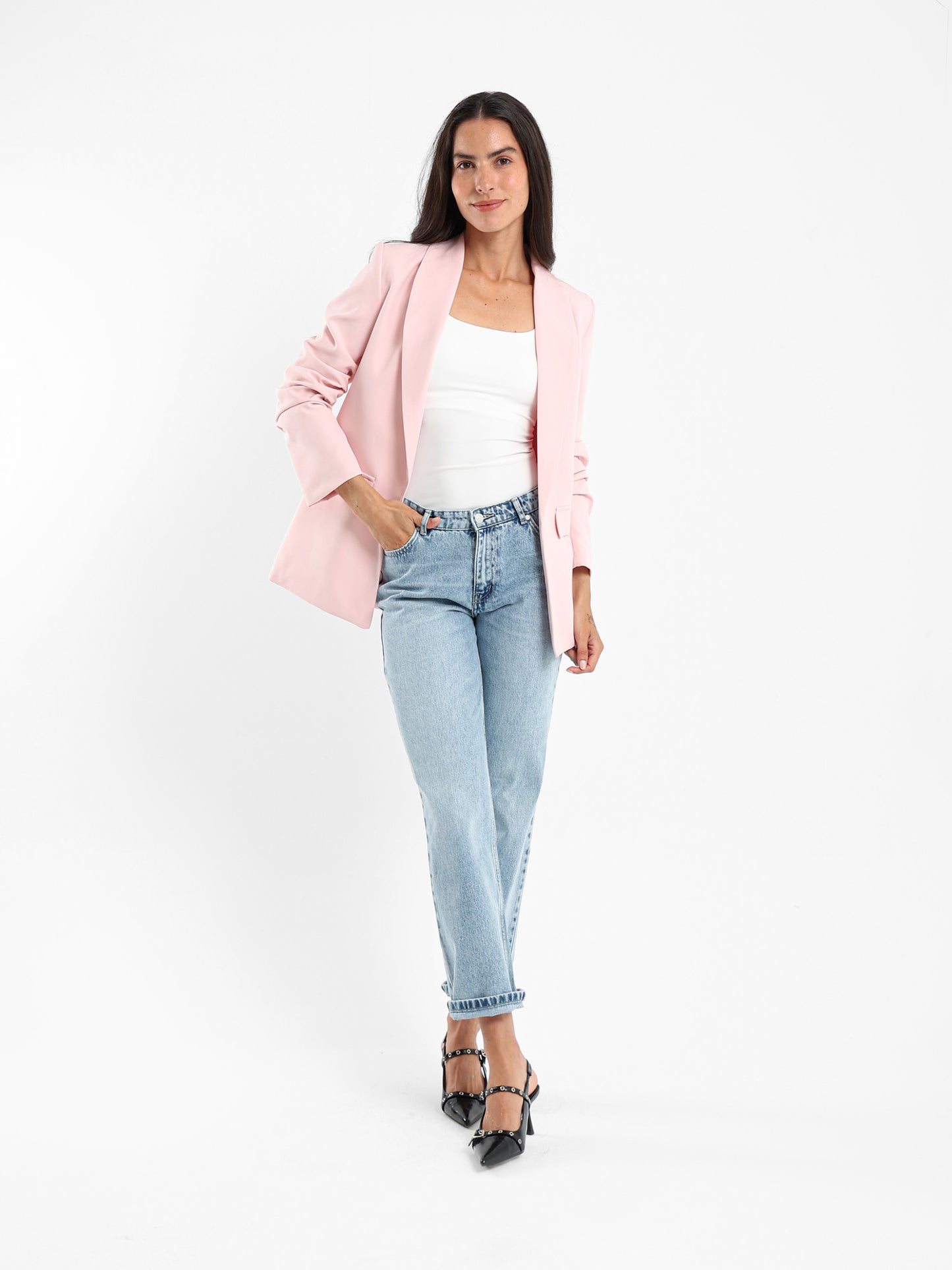 Lapel Collar Blazer
