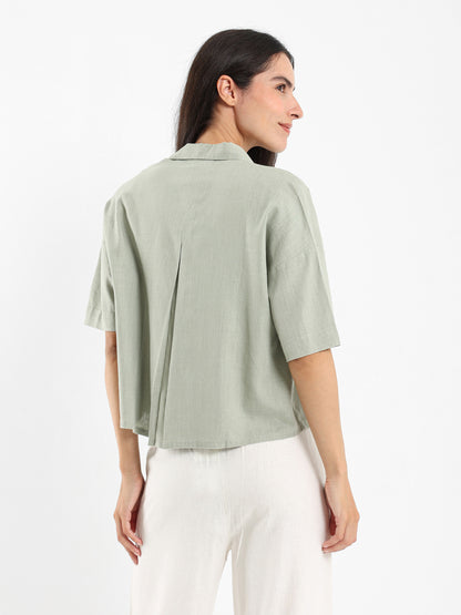 Short-Sleeve Button-Up Shirt