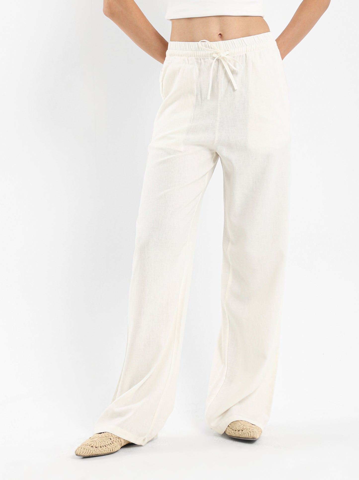 Drawstring Waist Pants