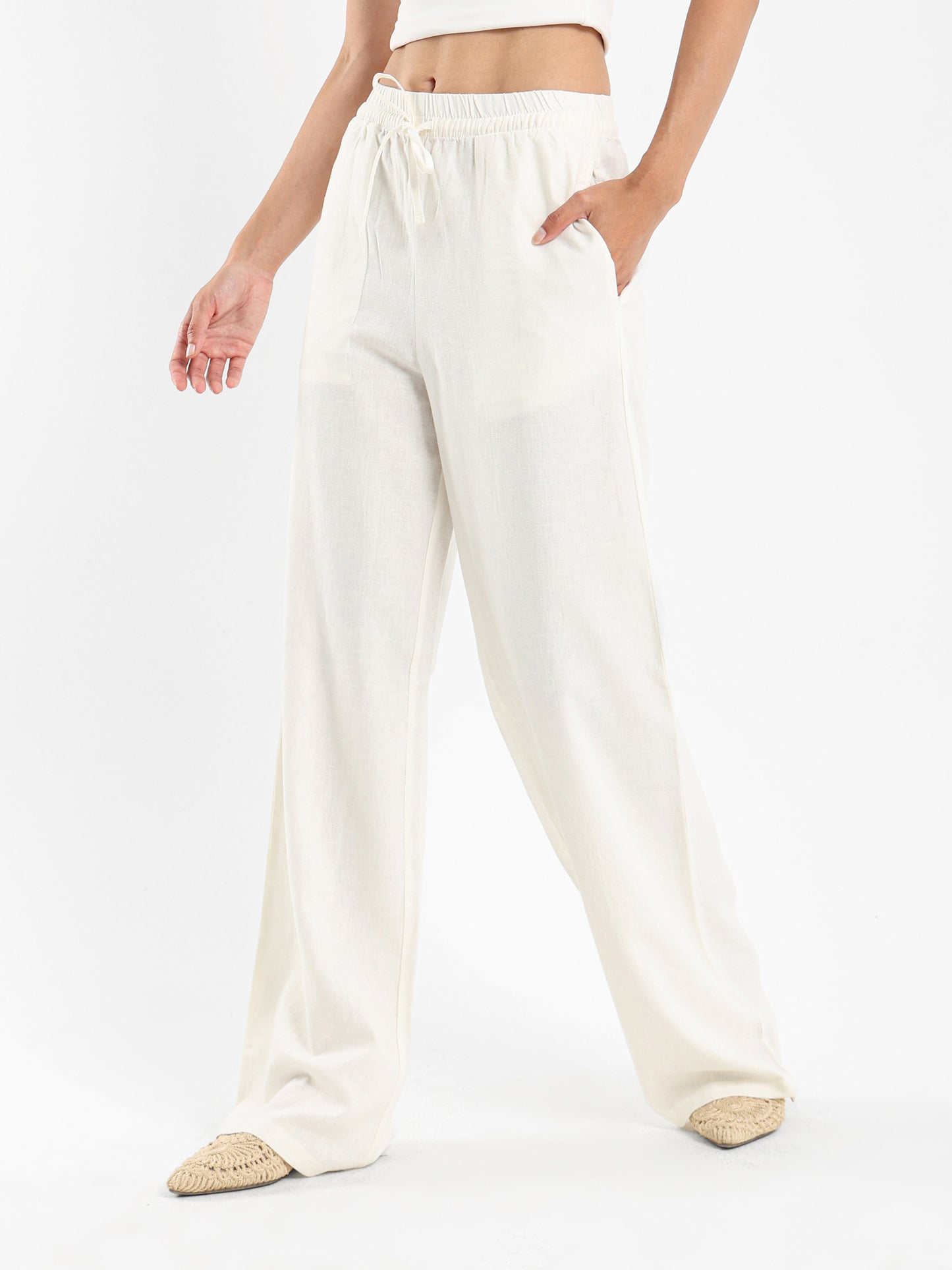 Drawstring Waist Pants