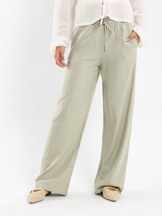 Drawstring Waist Pants