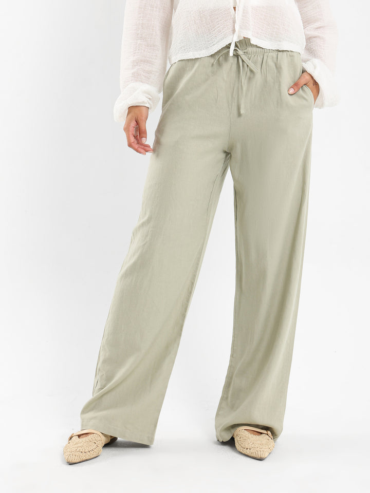 Drawstring Waist Pants