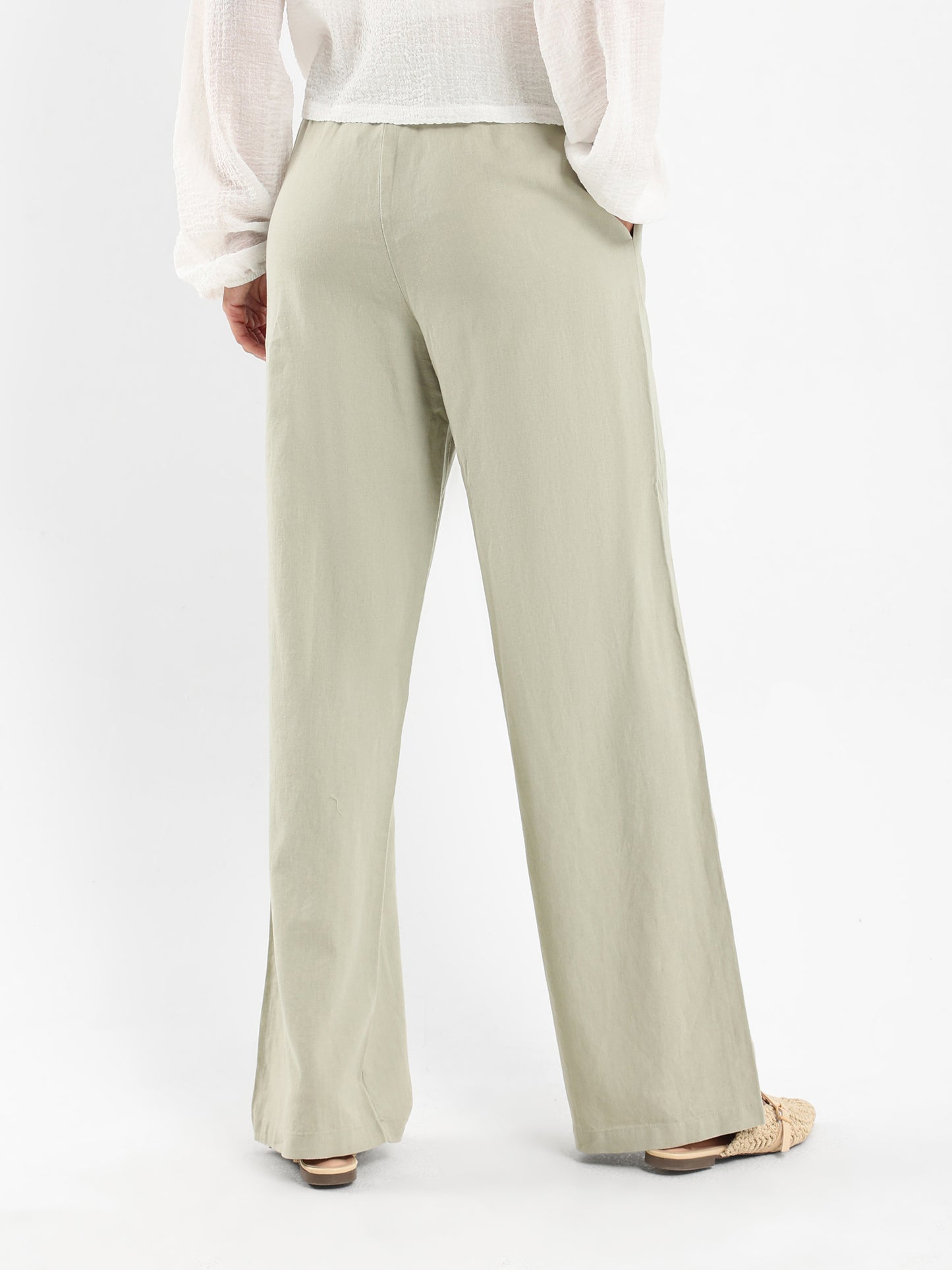 Drawstring Waist Pants