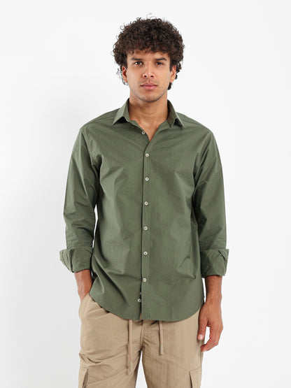 Relaxed Fit Long Sleeve Shirt