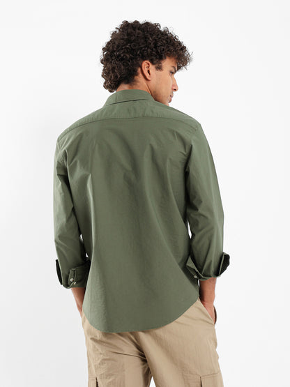 Relaxed Fit Long Sleeve Shirt