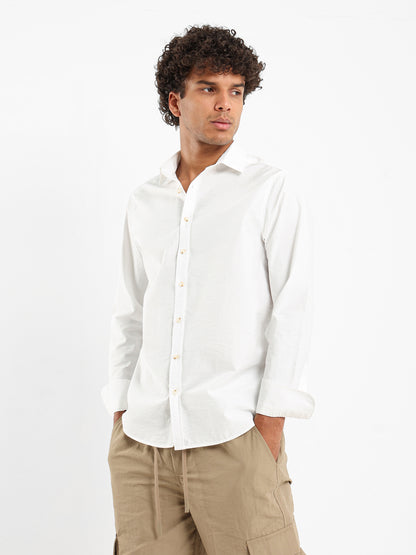 Relaxed Fit Long Sleeve Shirt