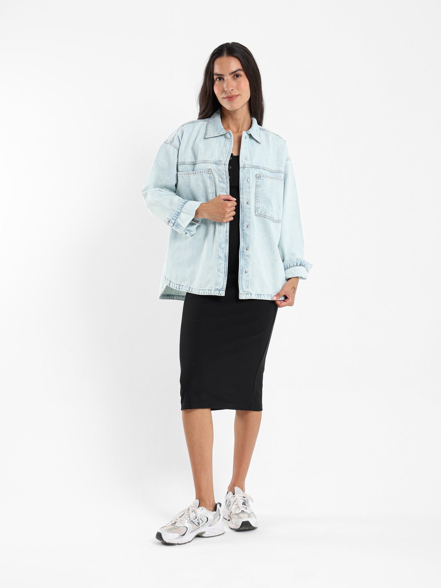 Oversized Denim Shirt