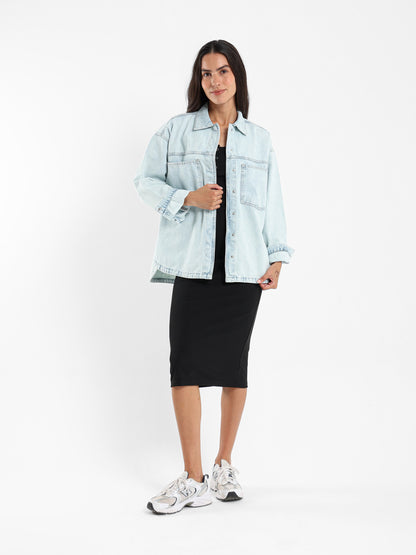 Oversized Denim Shirt