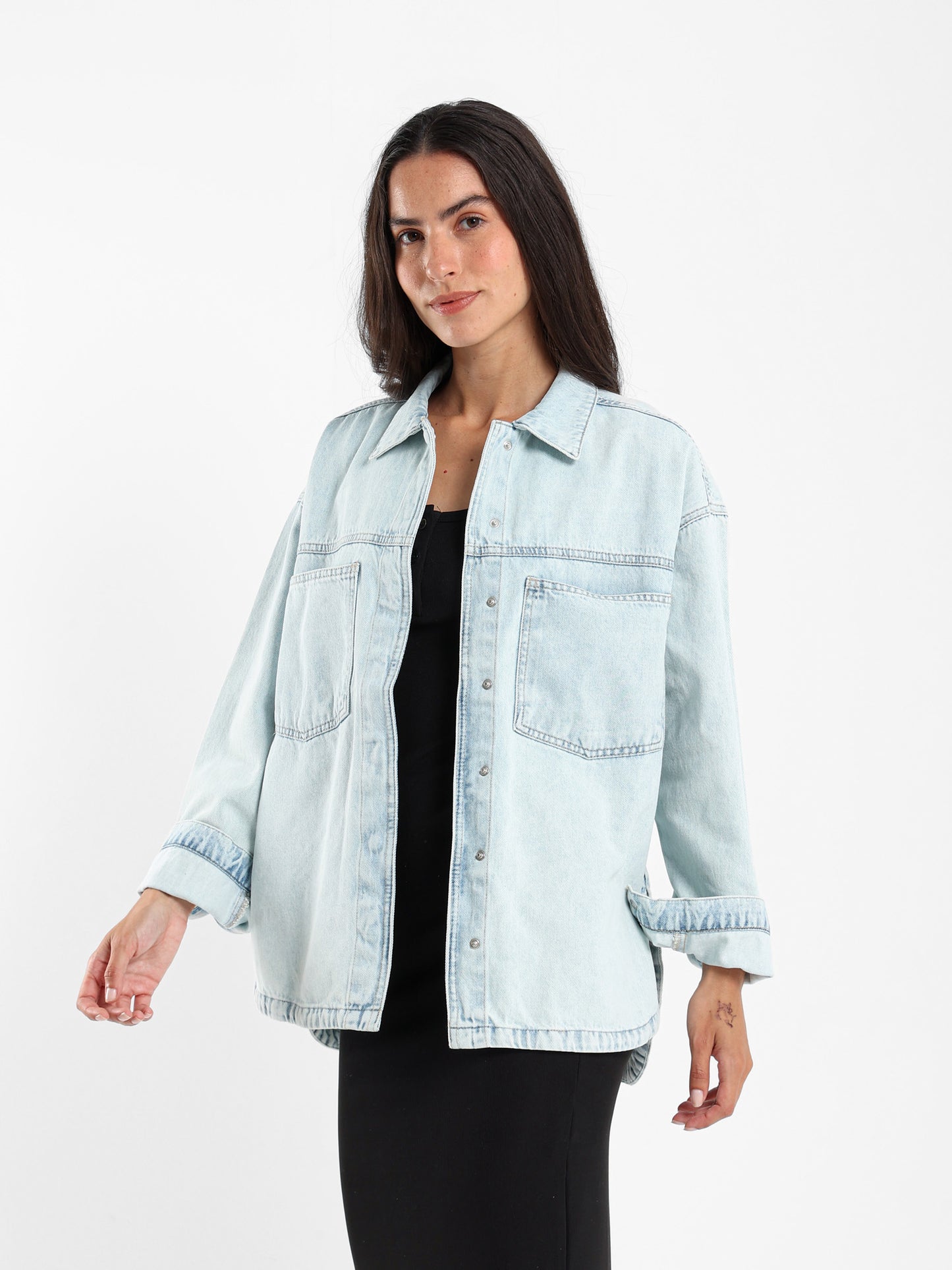Oversized Denim Shirt