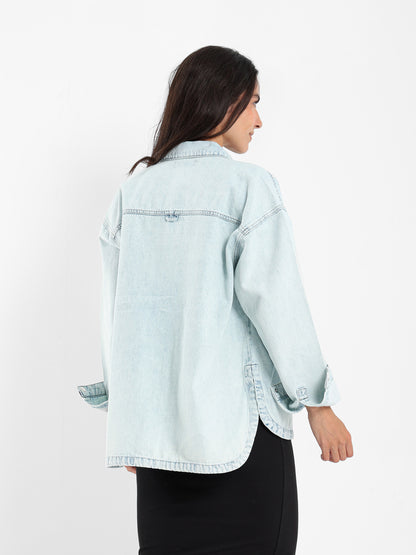 Oversized Denim Shirt