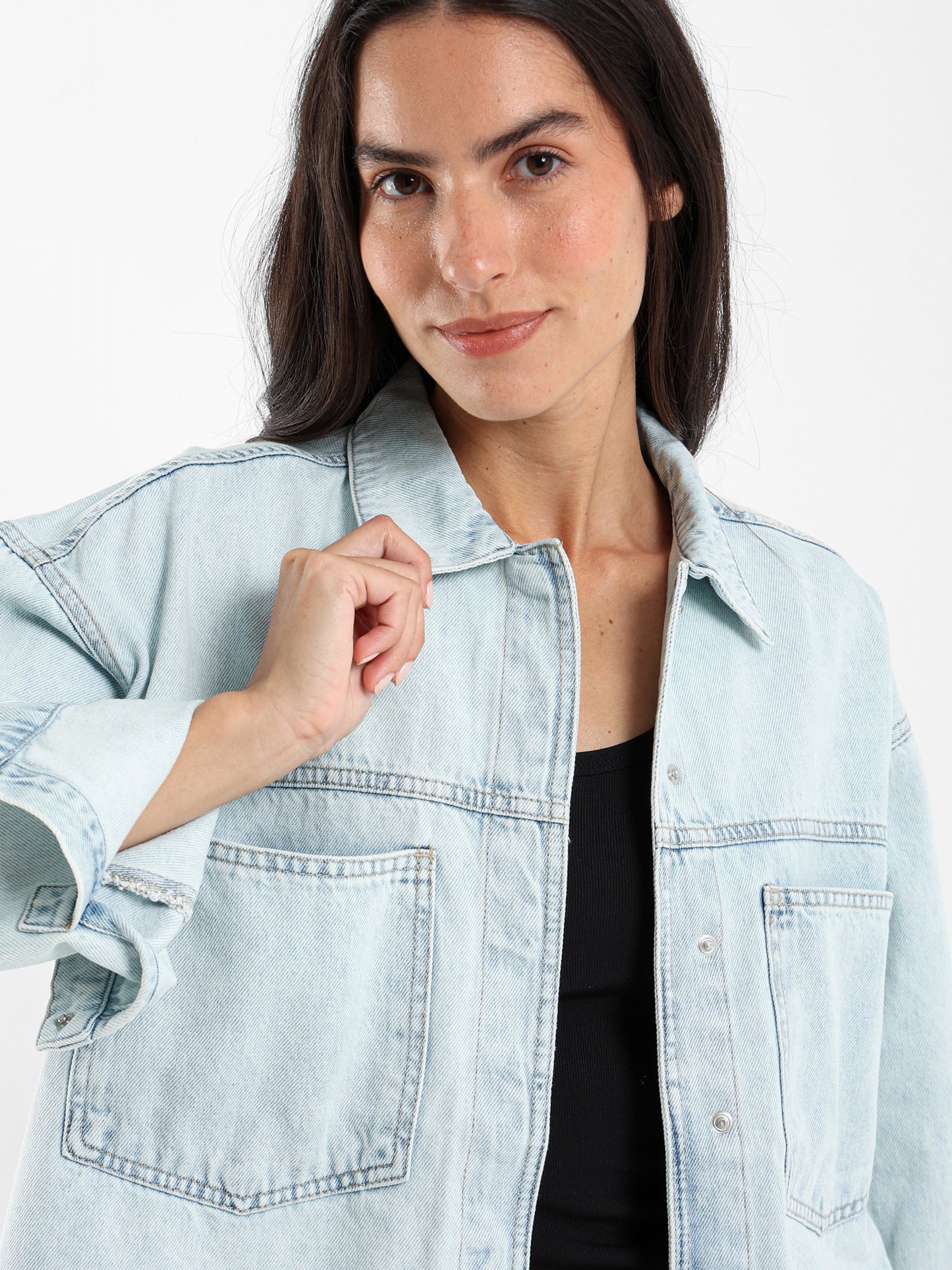 Oversized Denim Shirt