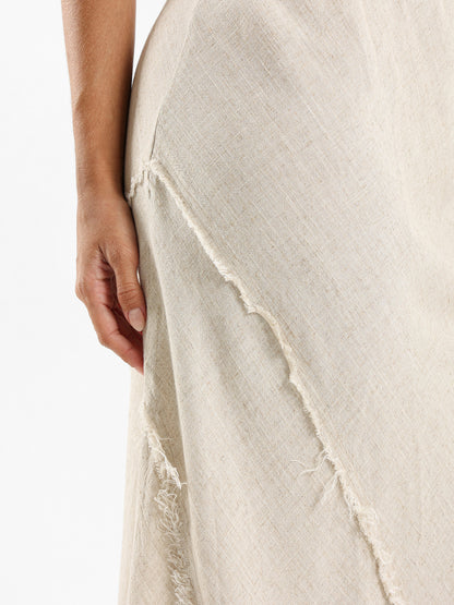 Straight-Cut Maxi Skirt