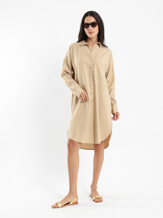 Long Shirt with Side Slit