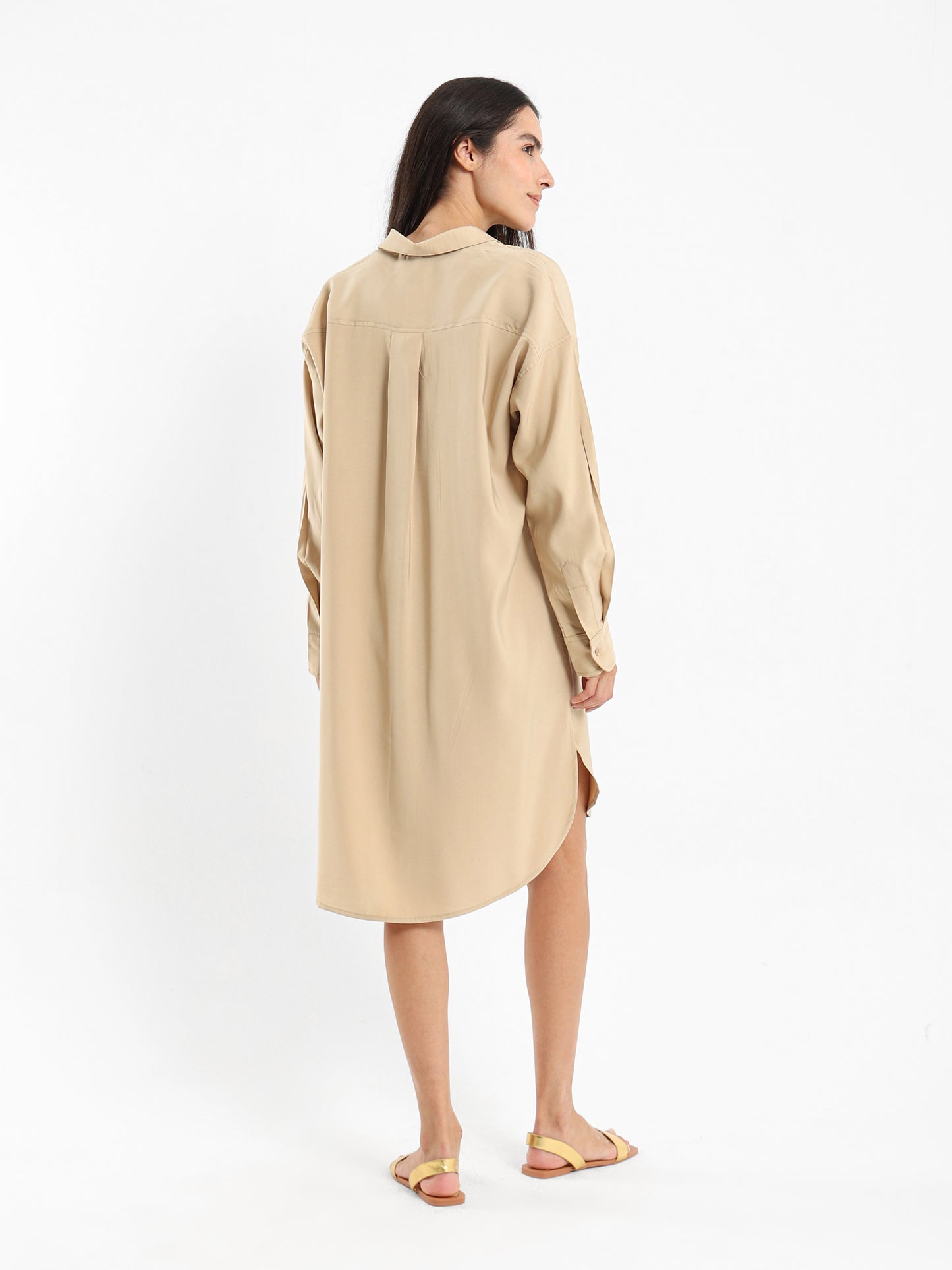 Long Shirt with Side Slit