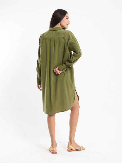Long Shirt with Side Slit