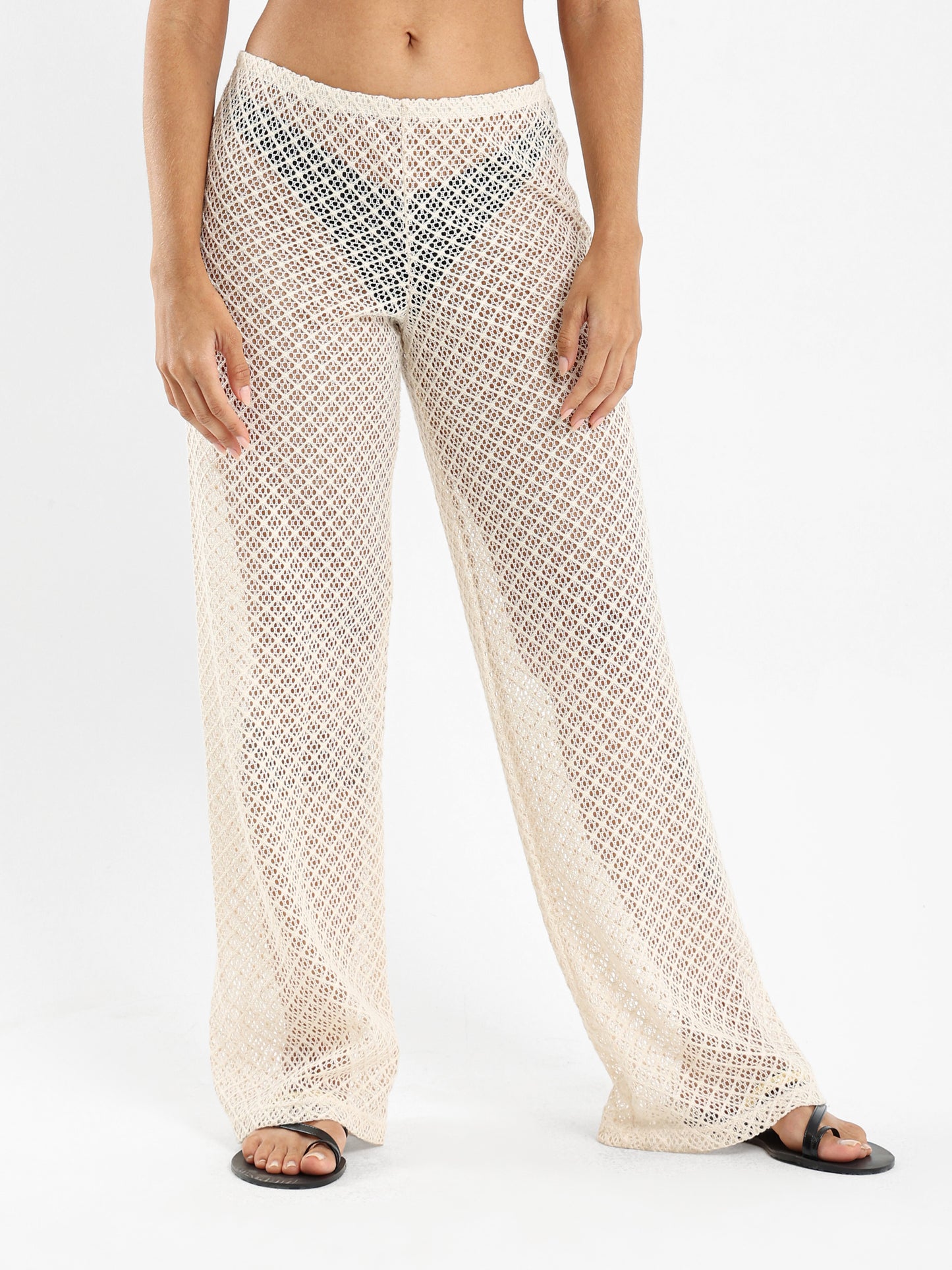 Loose Fit Crochet Pants
