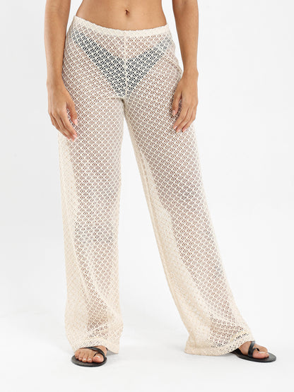 Loose Fit Crochet Pants