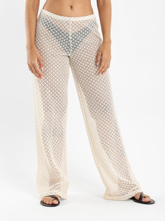Loose Fit Crochet Pants