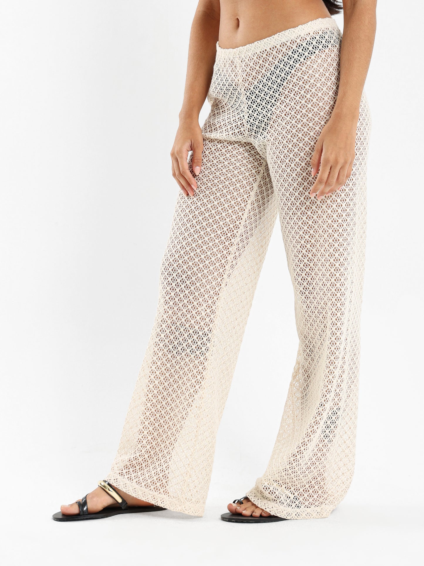 Loose Fit Crochet Pants