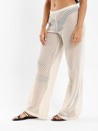 Loose Fit Crochet Pants