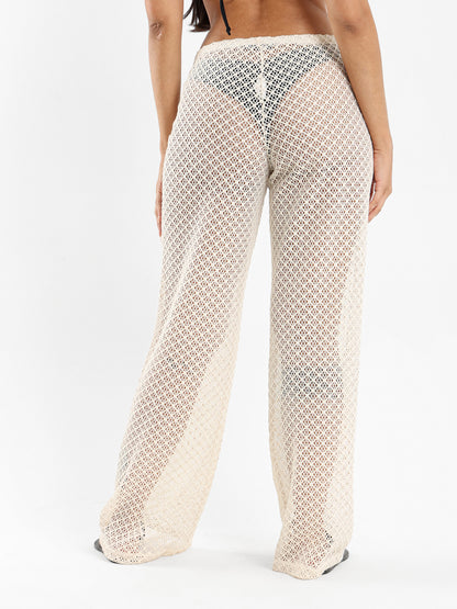 Loose Fit Crochet Pants