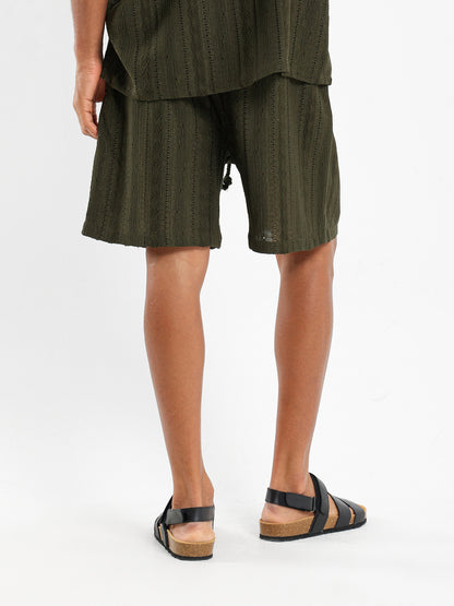 Textured Shorts