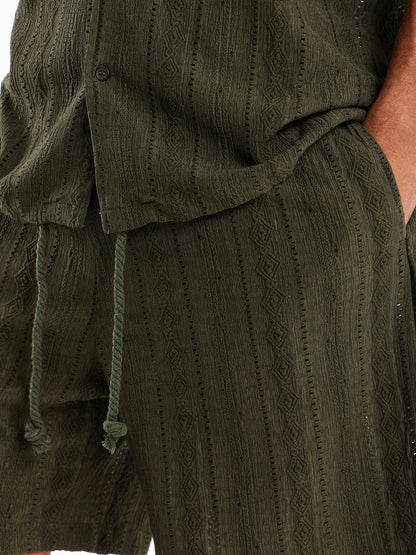 Textured Shorts
