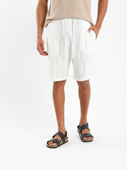 Textured Shorts