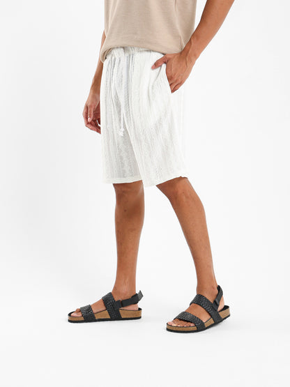Textured Shorts