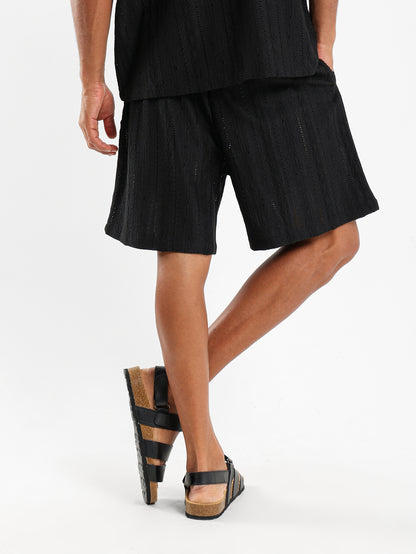 Textured Shorts