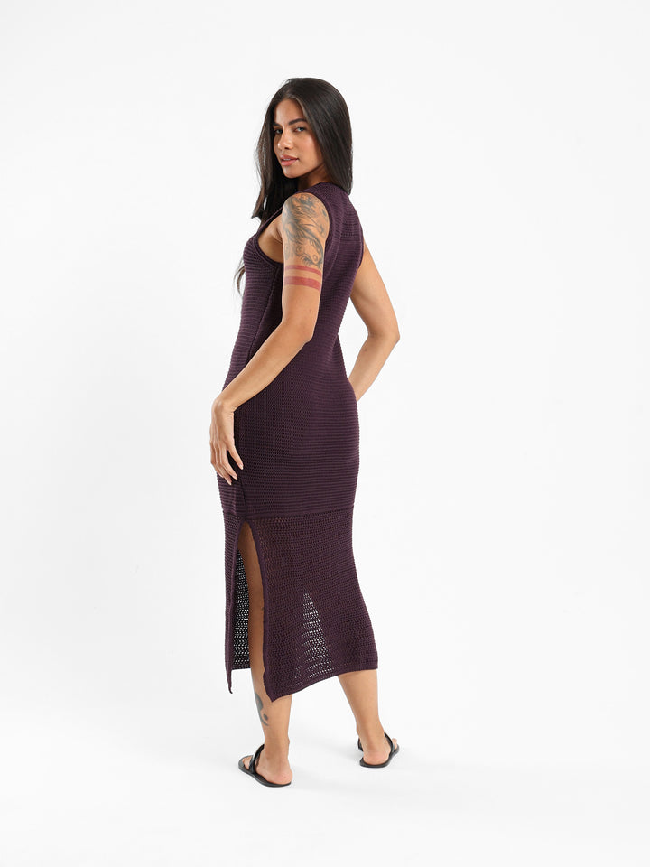 Sleeveless Maxi Dress With Slits
