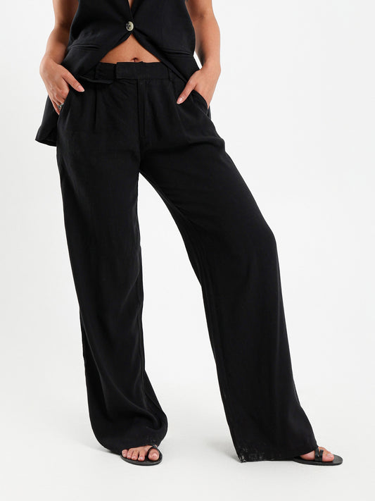 Linen Smart Pants